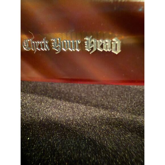 Initium Platinum Sunglasses in Burgundy Italy- Check Your Head - RARE - Picture 5 of 14